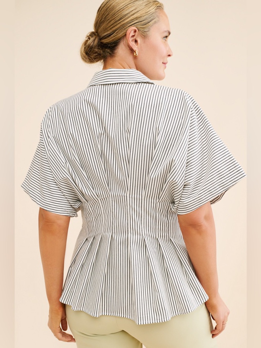 ▪️Anthropologie EXQUISE Maven Poplin Shirt
